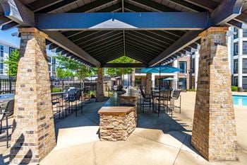 Picnic pavilion with grills